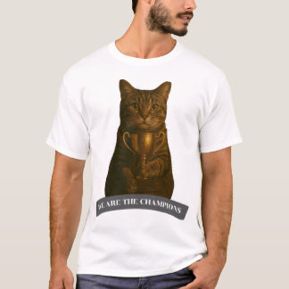 Camiseta Gato campeón de oro