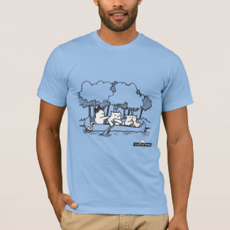 Camiseta Gato canoso si los gatos tenían pajitas