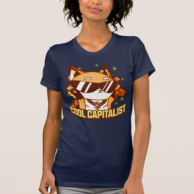 Camiseta Gato capitalista (Anverso)
