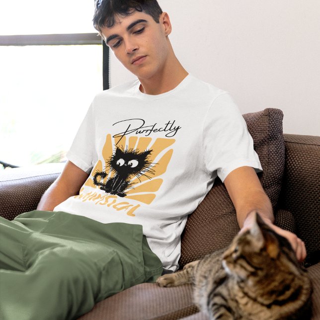 Camiseta Gato caprichoso divertido y moderno amante de los  (Subido por el creador)