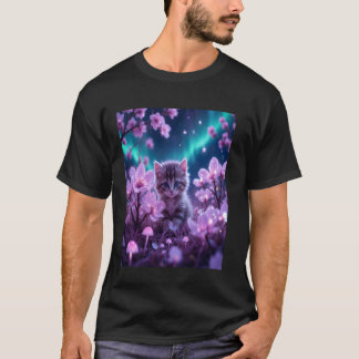 Camiseta Gato Caprichoso Gatito Lindo para Amantes de la Na
