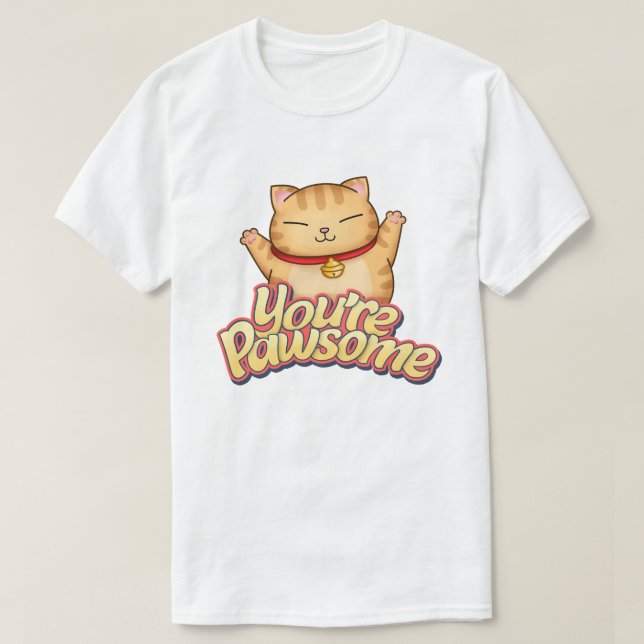 Camiseta Gato caprichoso que estás despierto (Diseño del anverso)