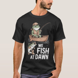 Camiseta Gato caprichoso y patrón de pez