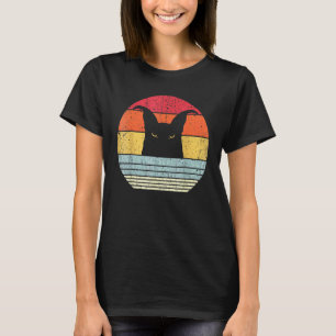Camiseta Gato Caracal Grande Floppa Meme Lindo sol retro vi