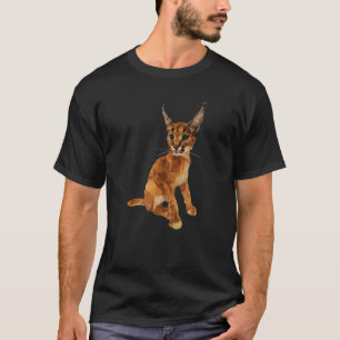 Camiseta Gato Caracal Meme Big Floppa para gatito Colorido