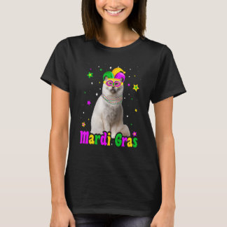 Camiseta Gato Carnaval de animales de la máscara de Birman