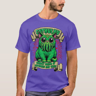 Camiseta Gato Cathulhu Cthulhu Horror Cósmico Hombres Mujer