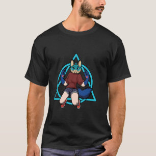 Camiseta Gato Catkin Theta Delta Alter Kin Otherkin Teriano