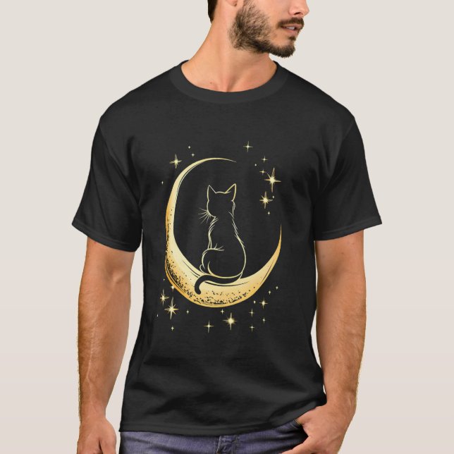 Camiseta Gato Celestial Lindo (Anverso)