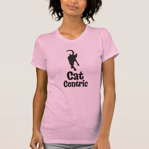 Camiseta Gato Céntrico Slinky cat vibe