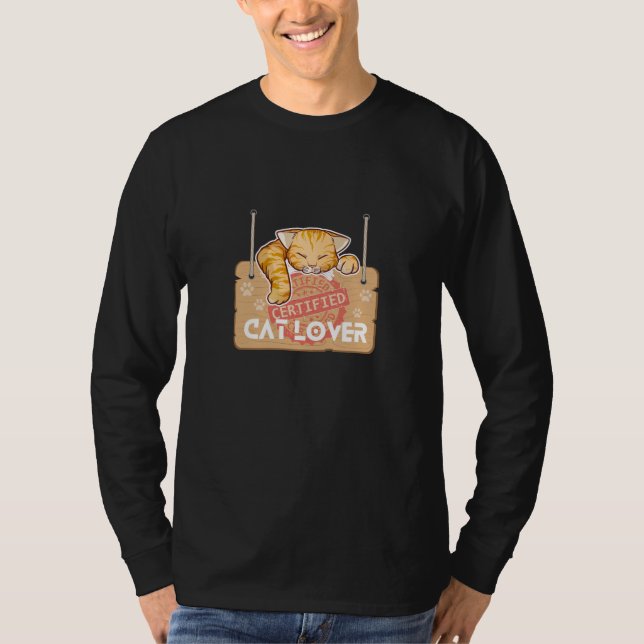 Camiseta Gato certificado (Anverso)