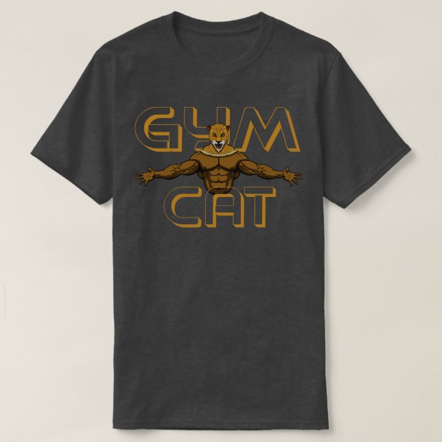 Camiseta Gato Chetah Gym (Diseño del anverso)