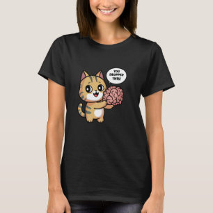 Camiseta Gato Chibi Adorable Se Te Cayó Esto