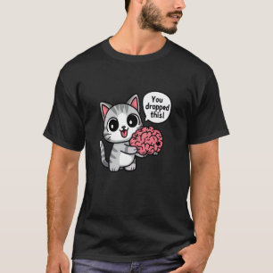 Camiseta Gato Chibi Adorable Se Te Cayó Esto