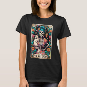 Camiseta Gato Chica Skeleton Es El Propietario De La Tarjet