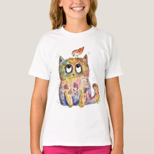 Camiseta Gato chiflado
