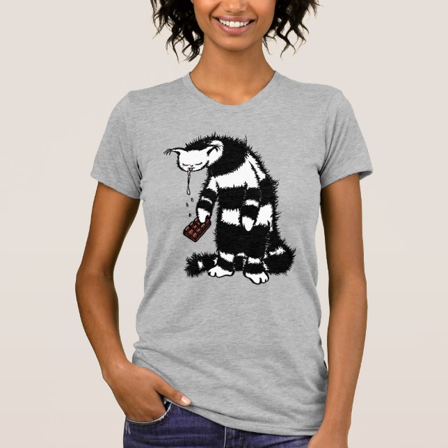 Camiseta Gato Chocolate Lover (Anverso)