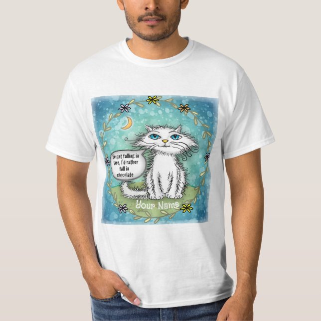 Camiseta Gato Chocolate Scraggles (Anverso)