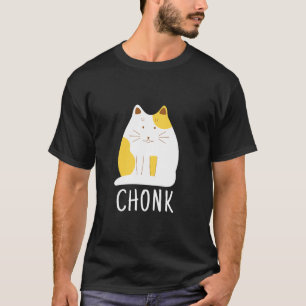 Camiseta Gato Chonk Escala Divertida Meme