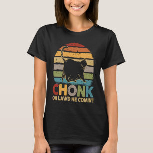 Camiseta Gato Chonk Oh Lawy Viene El Gato Gato Gatito Vinta