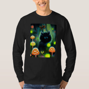 Camiseta Gato Ciber Punk Extraño Hombres Mujeres Niños Niña