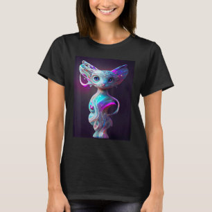 Camiseta Gato Ciber Punk Extraños Hombres Mujeres Niños Niñ