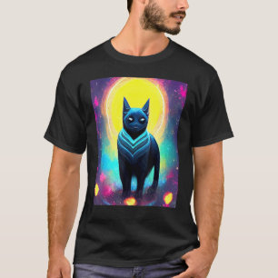 Camiseta Gato Ciber Punk Extraños Hombres Mujeres Niños Niñ