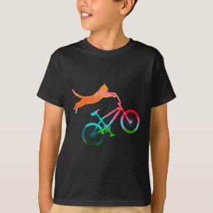 Camiseta Gato Ciclista Bicicleta Gatito Mtb Atb Bicicletas 