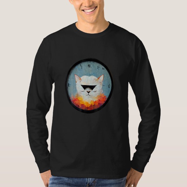 Camiseta Gato ciego del diseño gráfico Guay de Asia (Anverso)