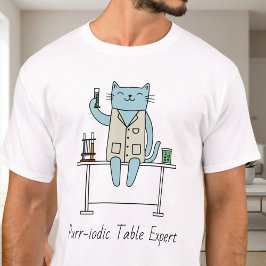 Camiseta Gato científico, Gatos de la química, amantes de l