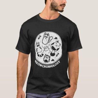 Camiseta Gato científico Meowcrobiología