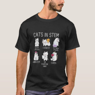 Camiseta Gato científico nerd divertido meme de ciencia gat