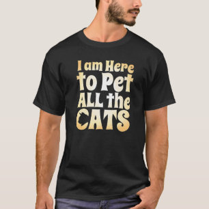 Camiseta Gato Cita al Mascota Kitty Meowing Cats Fan