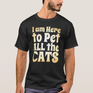 Camiseta Gato Cita al Mascota Kitty Meowing Cats Fan