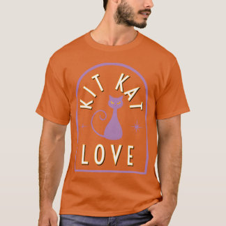 Camiseta Gato clásico vintage amor