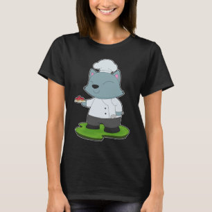 Camiseta Gato Cocina Pastelería Cocción