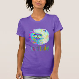 Camiseta Gato colorido con Catitude