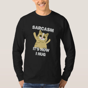 Camiseta Gato Colorido Sarcástico Sarcasmo Es Así Como Abra