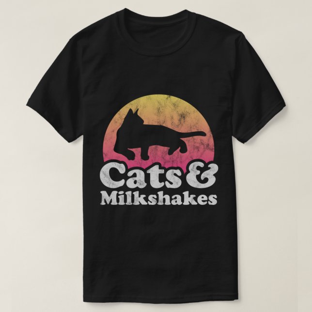 Camiseta Gato comiendo espagueti 46 (Diseño del anverso)