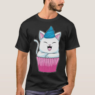 Camiseta Gato comiendo muffin