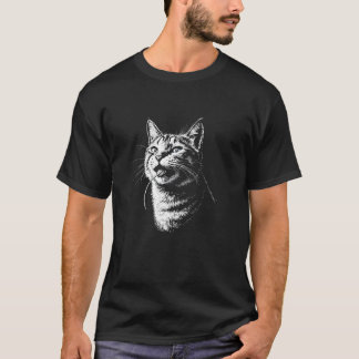 Camiseta Gato comiendo un ratón, Antisocial B divertido y m