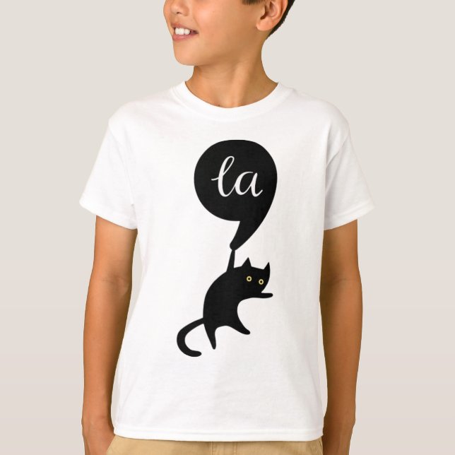Camiseta Gato Comma La 2024 (Anverso)