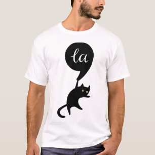Camiseta Gato Comma La 2024