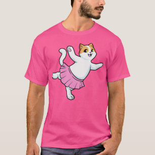 Camiseta Gato como Ballerina en Ballet