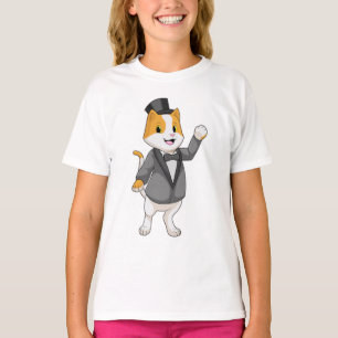 Camiseta Gato como novio con cinta