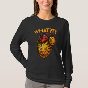 Camiseta Gato Con Auriculares Gamer Gato Groove Música Dj C
