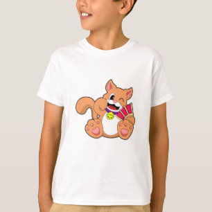 Camiseta Gato con Campana