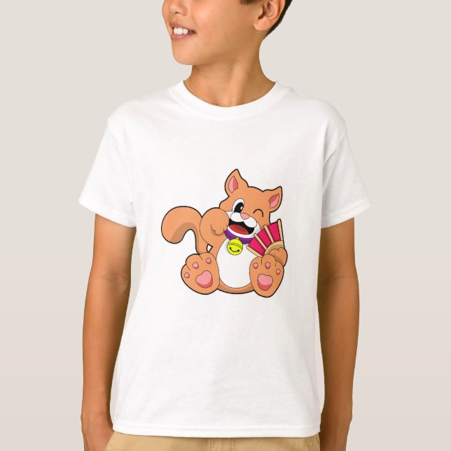 Camiseta Gato con Campana (Anverso)