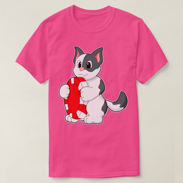 Camiseta Gato con chip (Diseño del anverso)