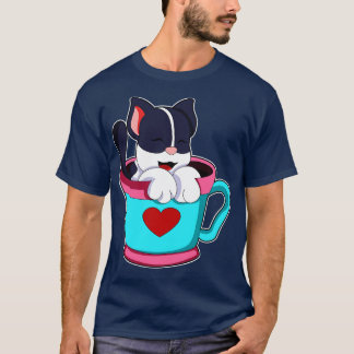 Camiseta Gato con Copa del Corazón